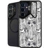 Disney Mickey Mouse Cityscape Sketch Galaxy S25 Kickstand Case